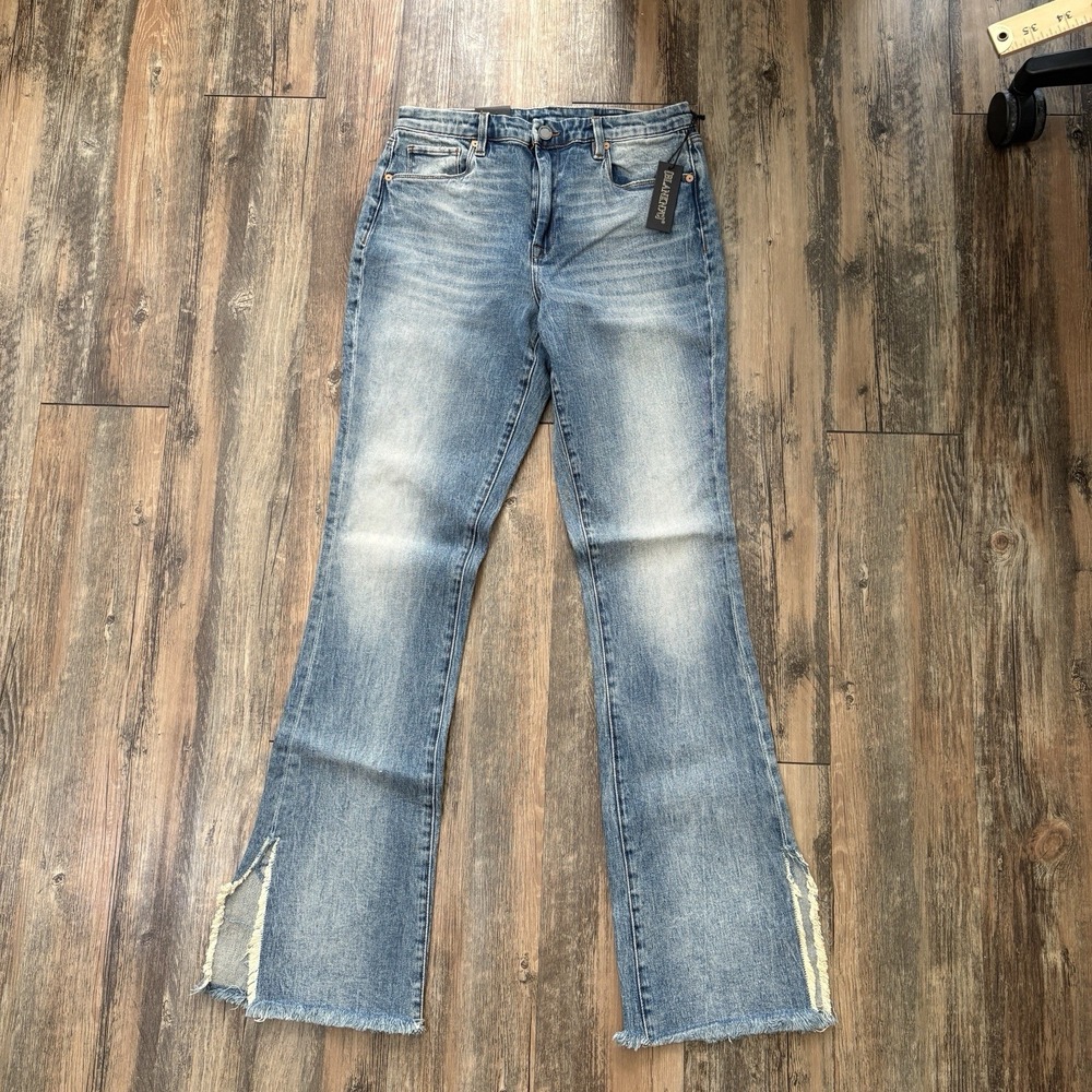NEW BLANKNYC Jeans Womens 28 Hoyt High-Rise Mini Flare 29x33